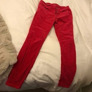 Ann Taylor Loft Pink corduroy pants